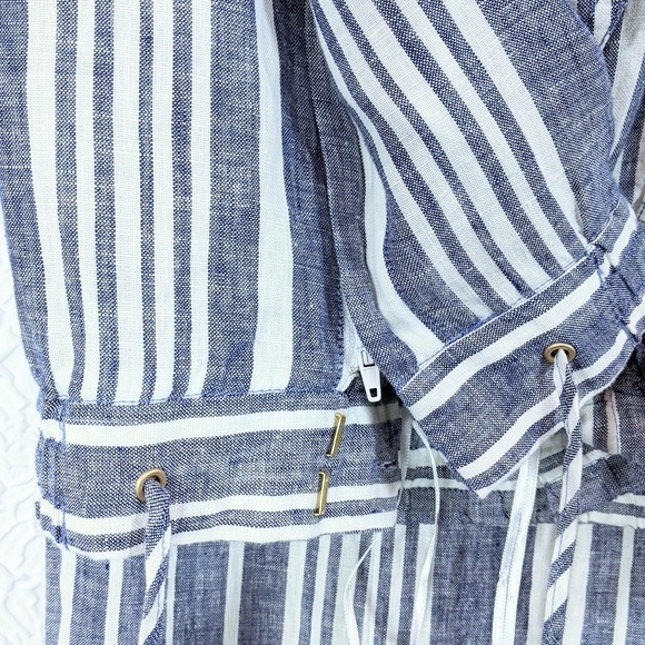 Jones New York Striped 100% Linen Pants - Picture 3 of 8